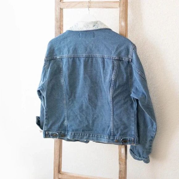 TASHA POLIZZI DESIGNER WESTERN DENIM JEAN JACKET SECRET POCKETS FLORAL SZ L - Picture 7 of 10